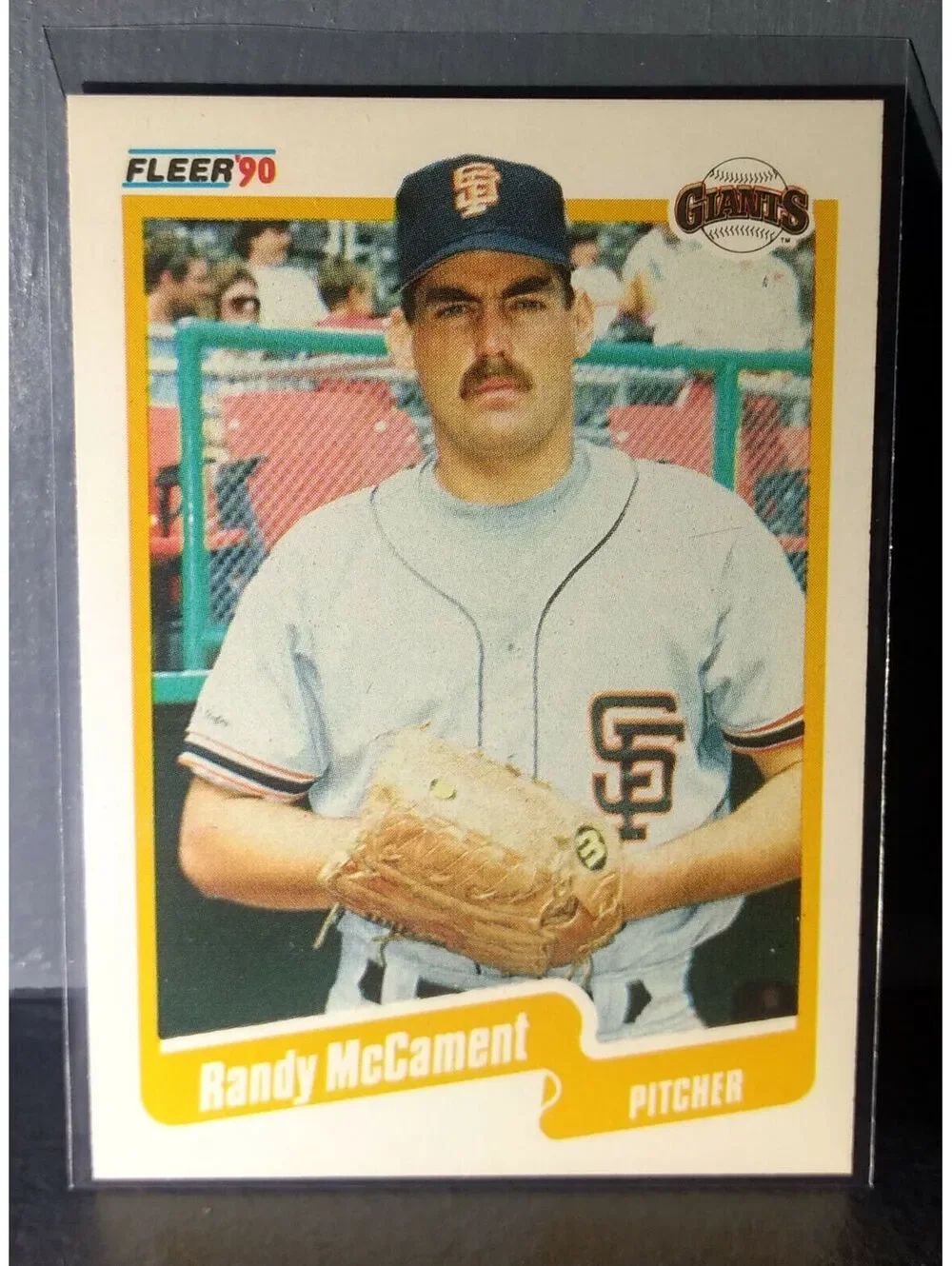 1990 Randy McCament Fleer Baseball Card #64